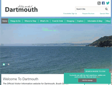Tablet Screenshot of discoverdartmouth.com